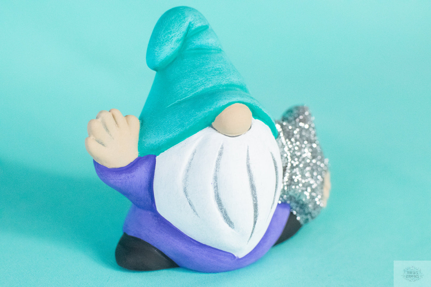 New Year Gnome | Wizard The Gnome | Magical Star Gnome | Glitter Garden Gnome