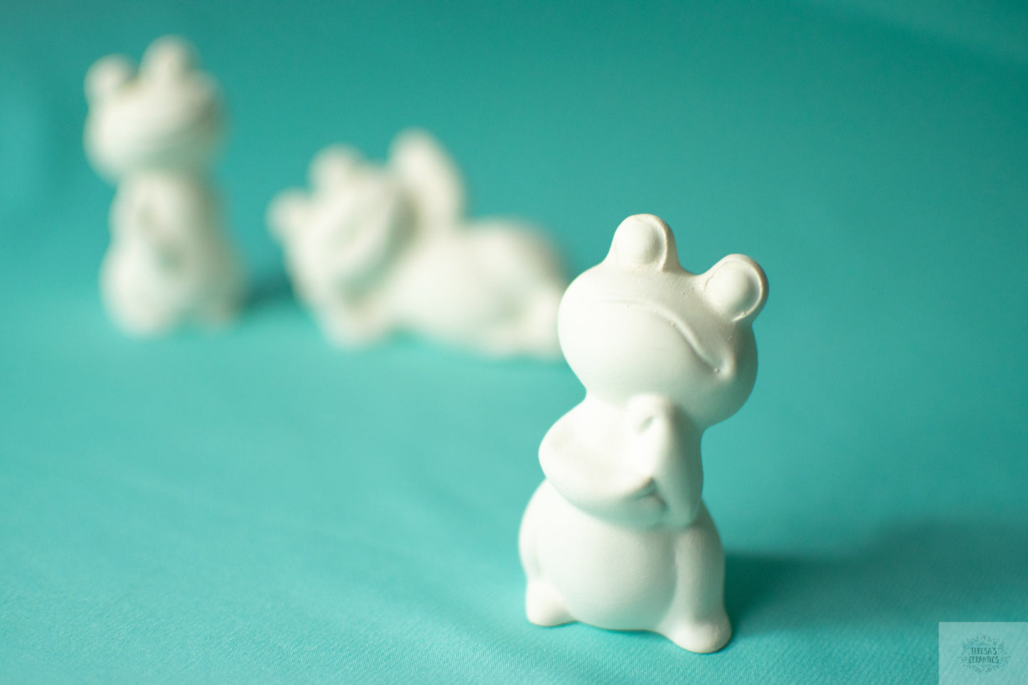 Spring Frog Friends | Bisque Frogs | Paint It Yourself - Teresa's Ceramics