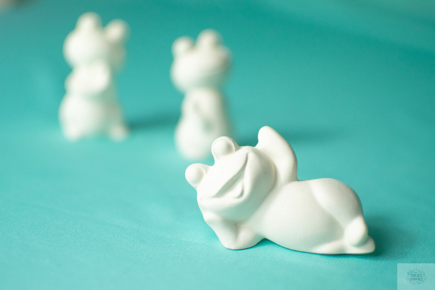 Spring Frog Friends | Bisque Frogs | Paint It Yourself - Teresa's Ceramics