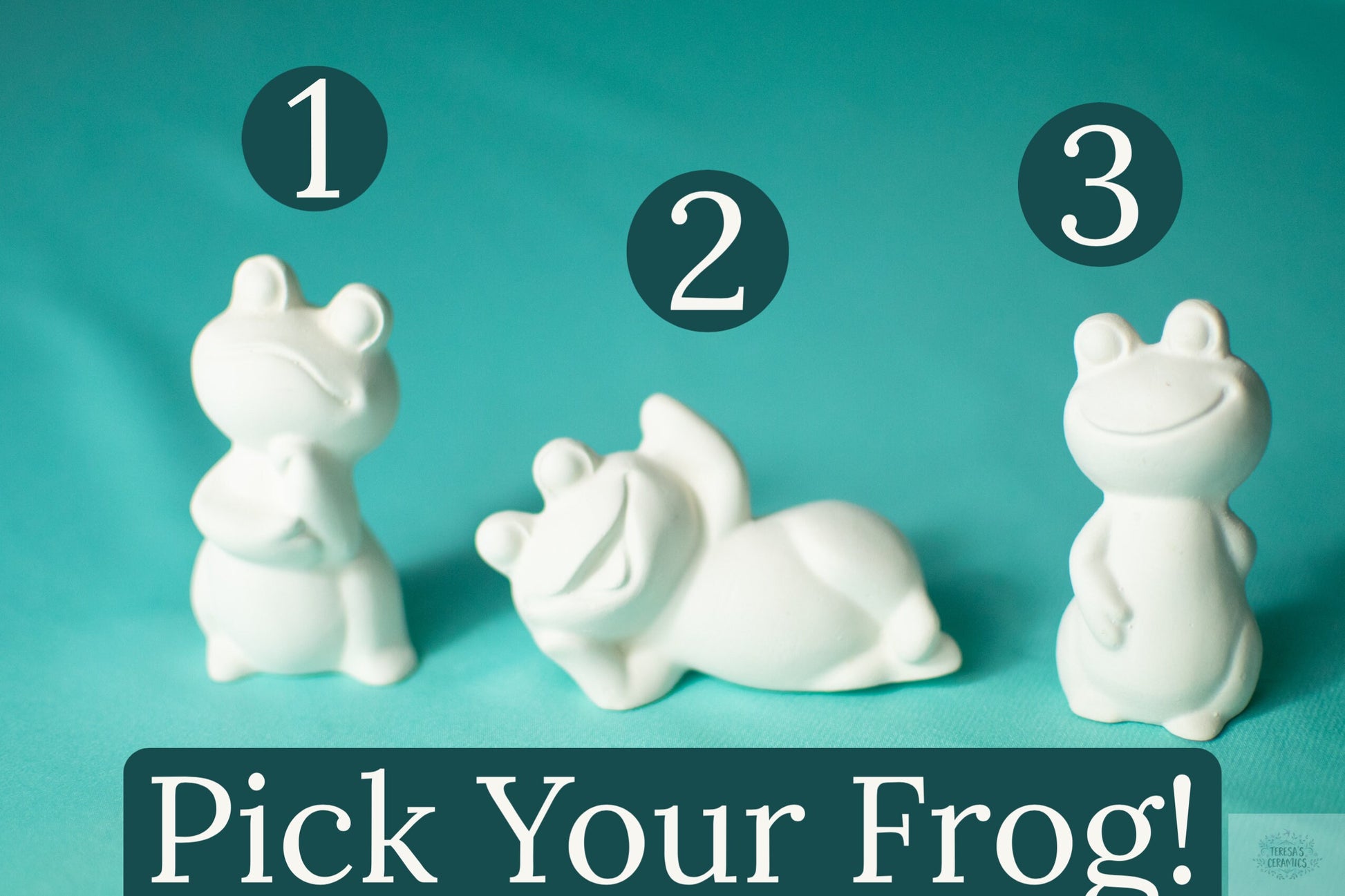 Spring Frog Friends | Bisque Frogs | Paint It Yourself - Teresa's Ceramics