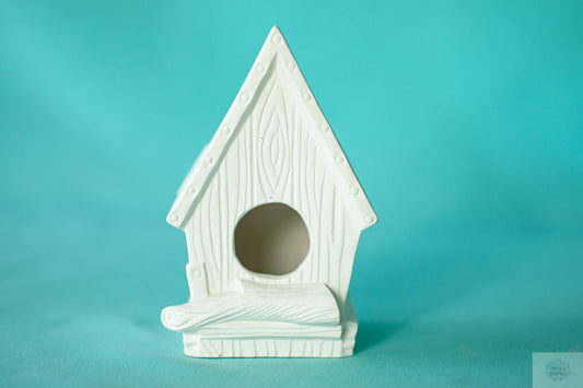 Hand-Paintable Spring Ceramic Birdhouse Kit | DIY Garden Art Project | Unique Outdoor Decor Gift