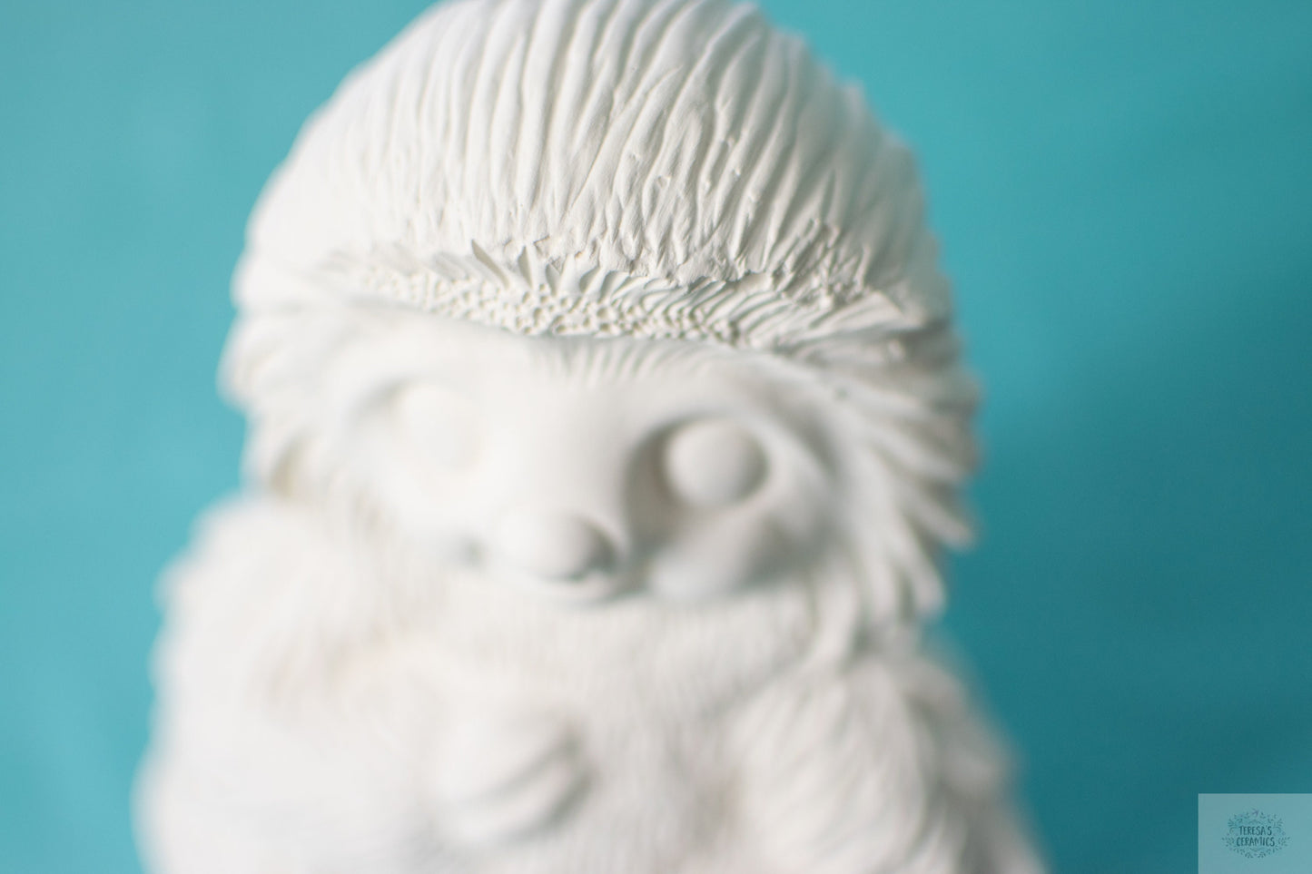 Sloth DIY Gift | Ready To Paint | Ceramic Bisque Animal | Garden Statue