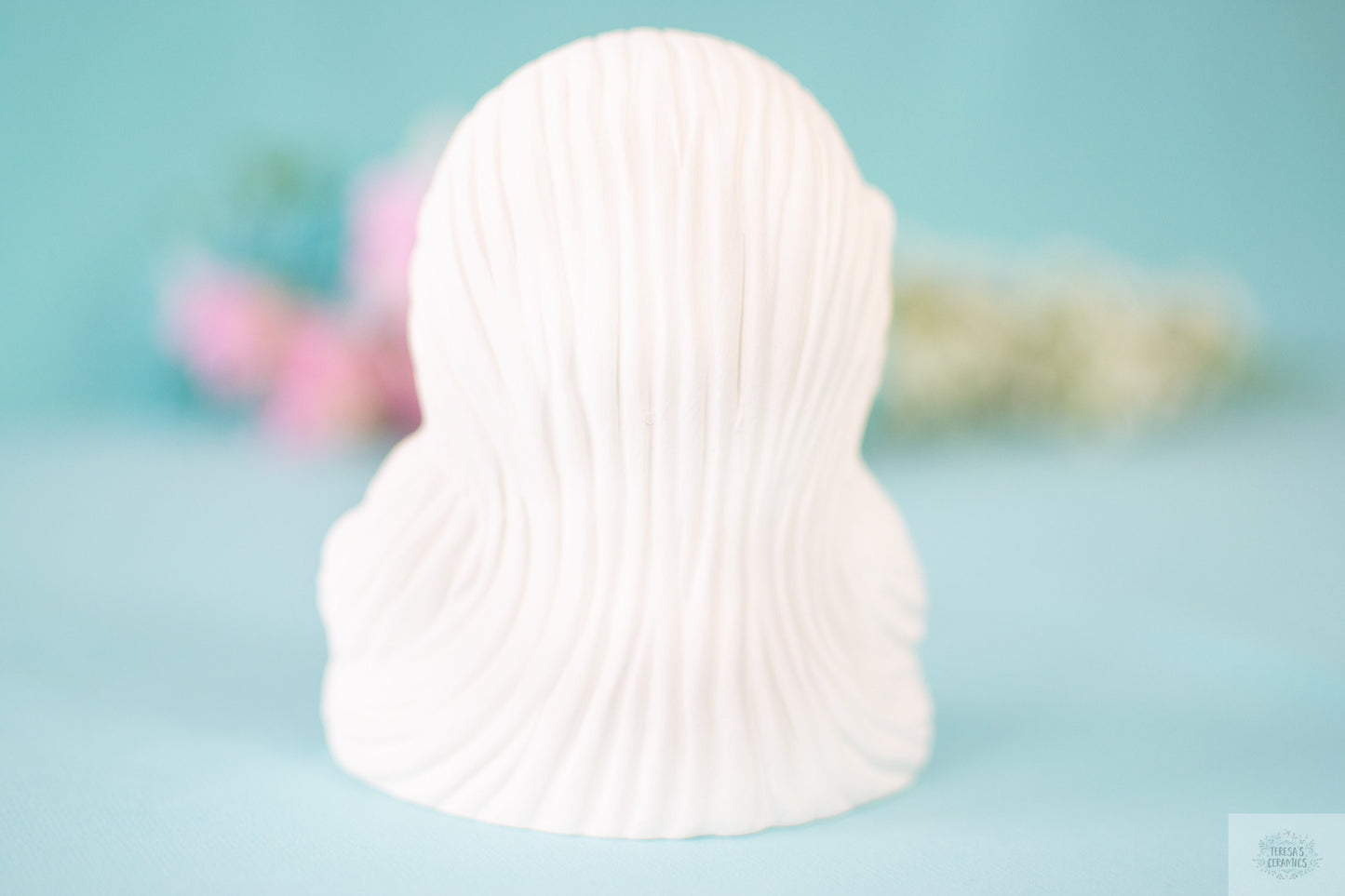 Unpainted Ceramic Sloth Figurine for DIY Garden Decor | Small Hand-Paintable Clay Statue