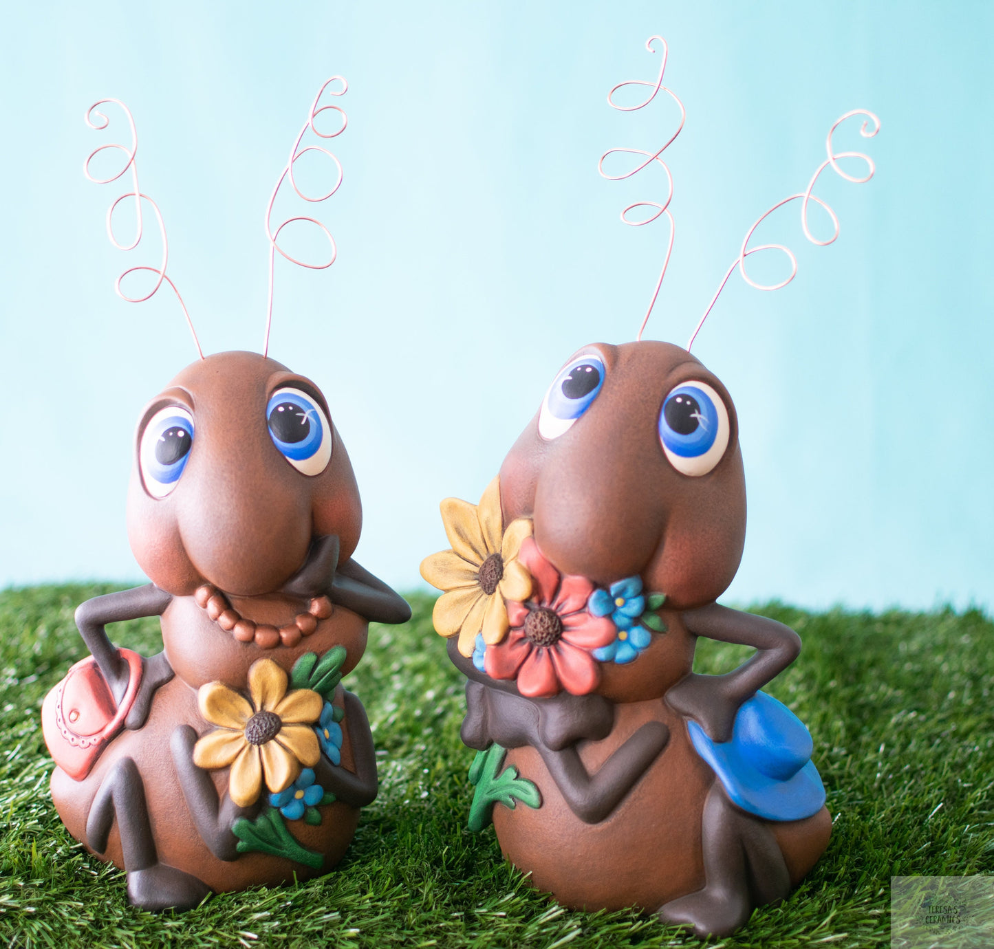 DIY Paintable Ceramic Ant Sculptures: Bisque Garden Decor for Picnic, Yard, Patio & Outdoor Art Projects - Teresa's Ceramics
