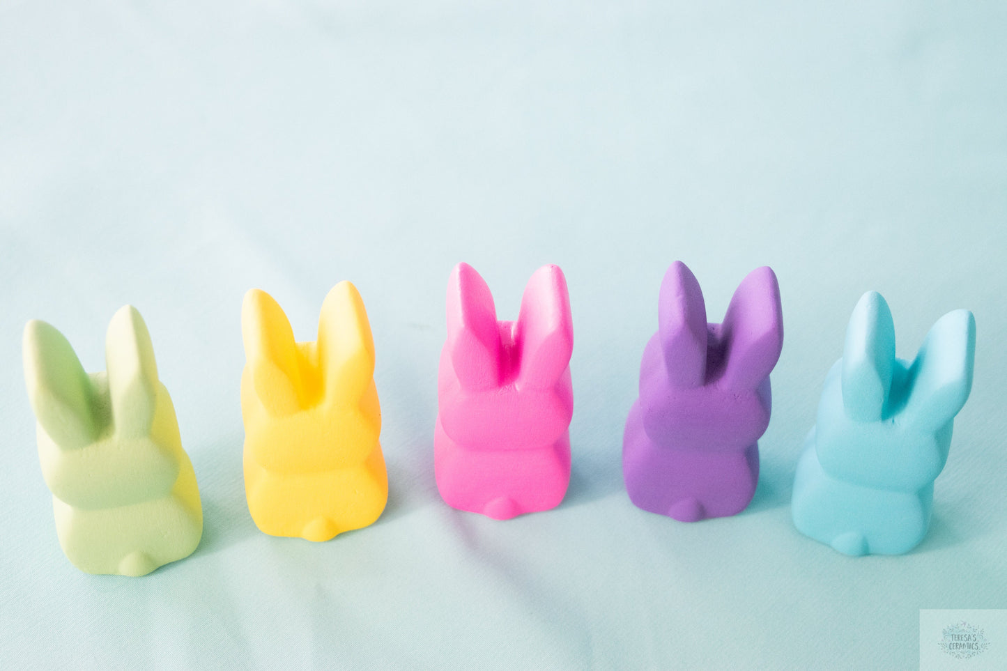 Easter Bunny Set | 5 Spring Marshmallows | Marshmallow Bunny in Rainbow Colors