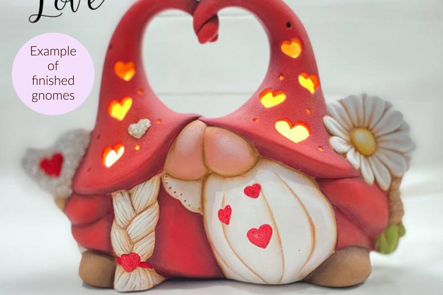 Gnome Lovers | Bisque DIY Ceramics | Garden Decorations | Paint Party Project
