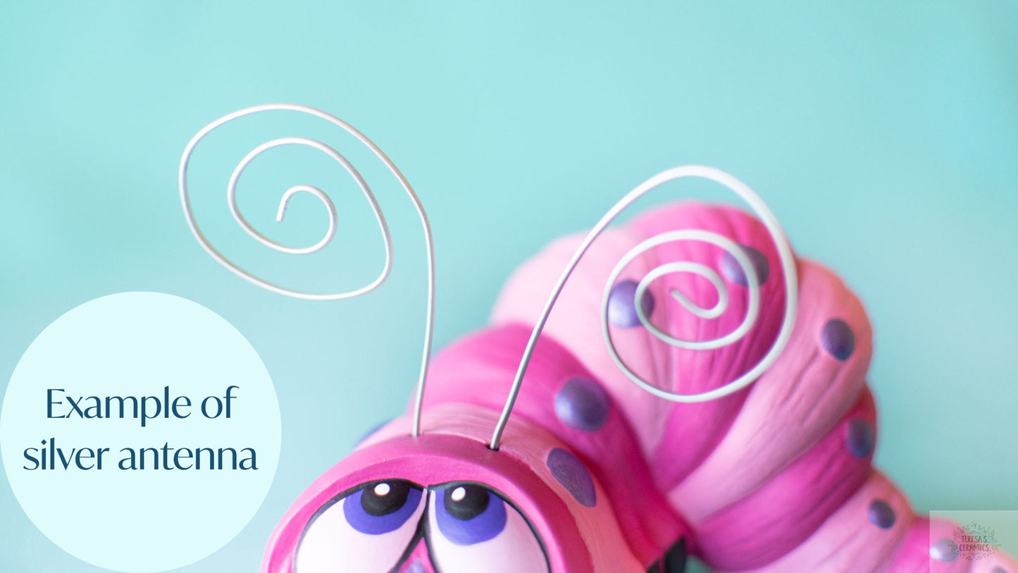 DIY Ceramic Garden Worm: Unpainted Bisque Sculpture for Patio, Yard & Potted Plant Decor