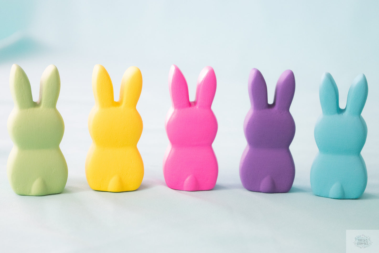 Easter Bunny Set | 5 Spring Marshmallows | Marshmallow Bunny in Rainbow Colors