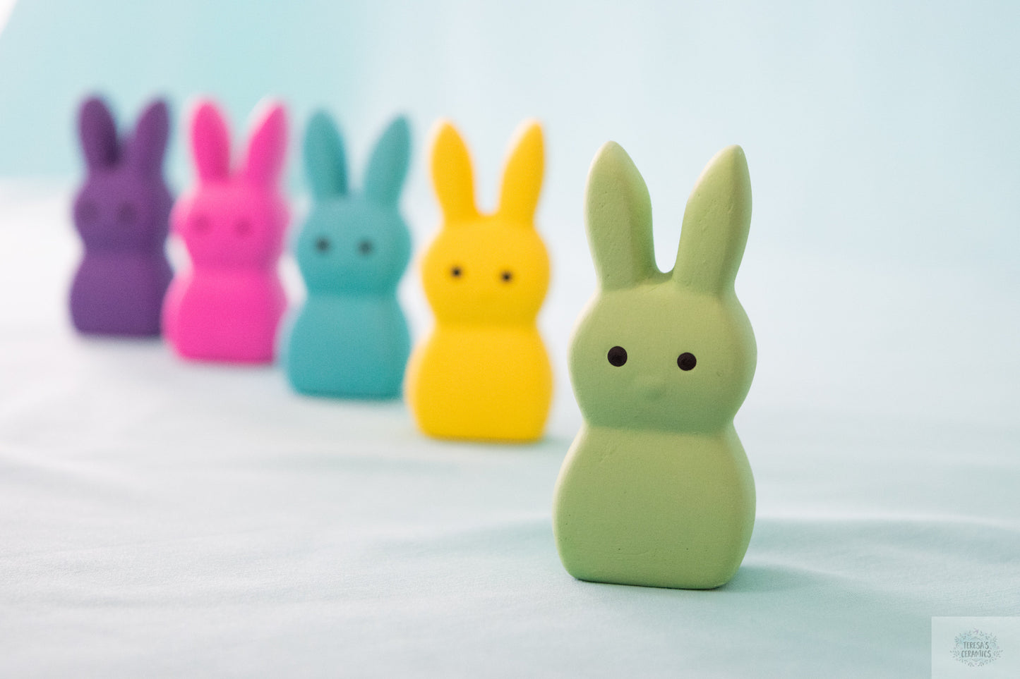 Easter Bunny Set | 5 Spring Marshmallows | Marshmallow Bunny in Rainbow Colors