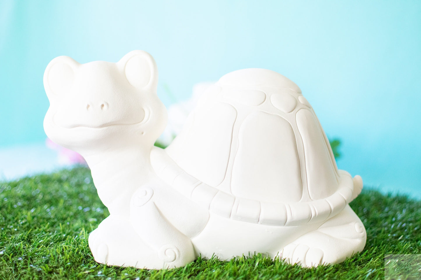 Large Garden Turtles | DIY Ceramic Bisque | Ready To Paint