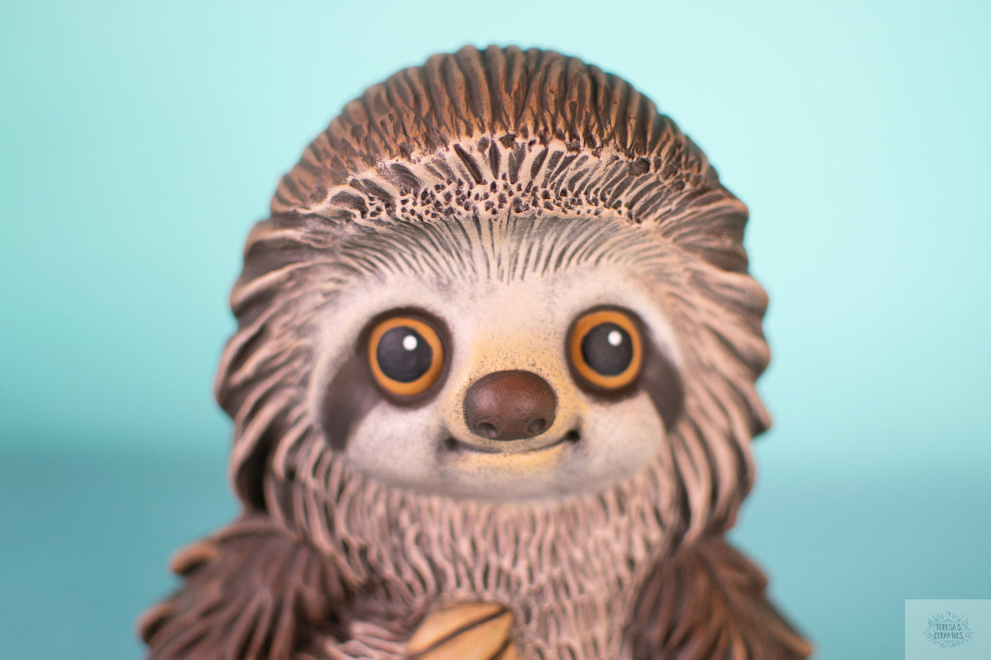 Medium Sized Sloth | Ceramic Garden Sloth | Sloth Yard Decor | Sloth Garden Statue