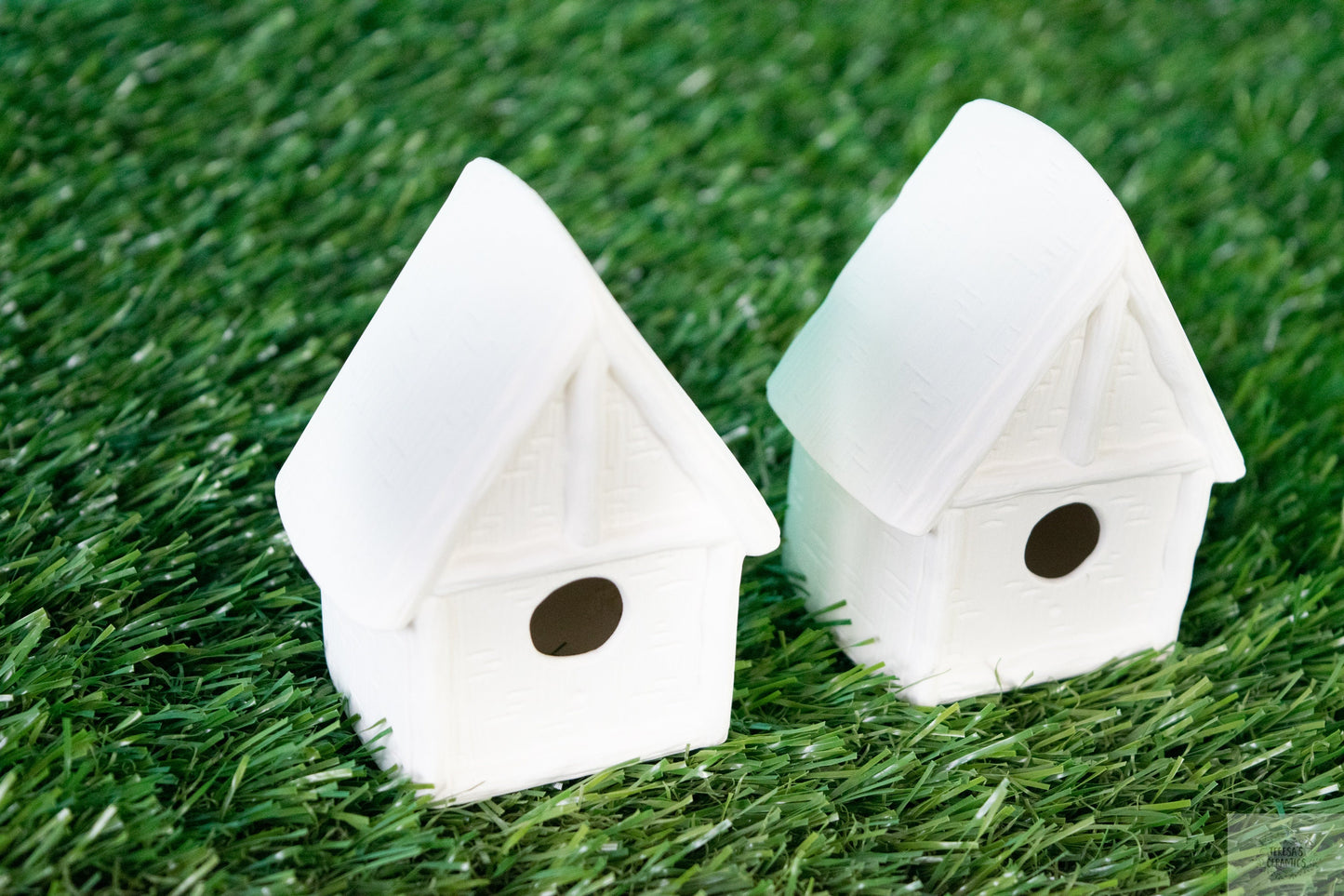 Handmade Boho Garden Birdhouse: Ready-to-Paint DIY Project for Outdoor Decor & Patio Accents