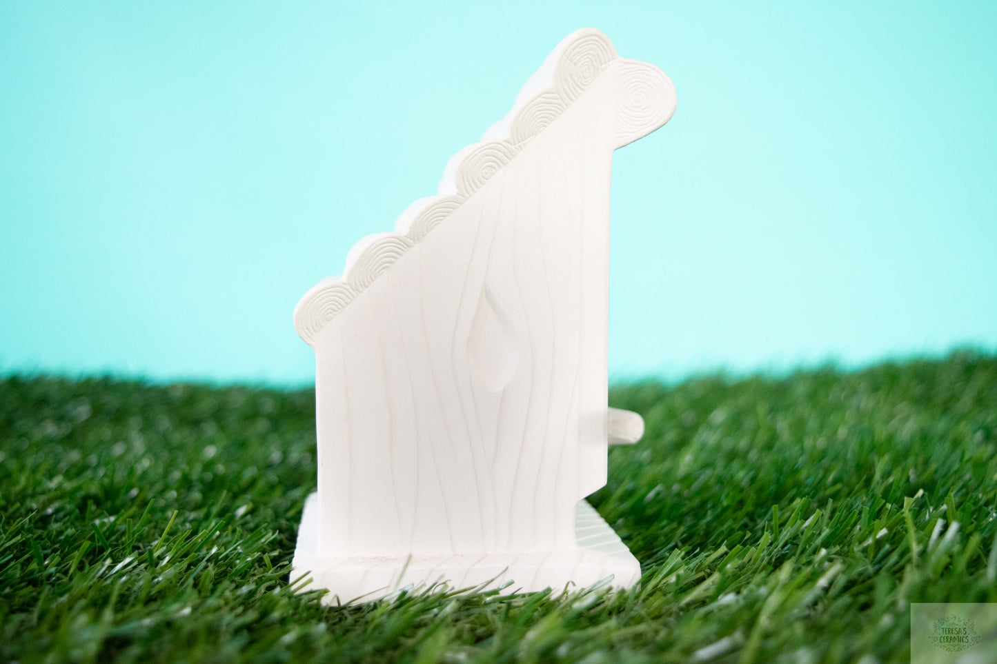 Sloped Roof Birdhouse | Boho Birdhouse Decor | Handmade Outdoor Birdhouse | DIY Paint Project | Ready To Paint