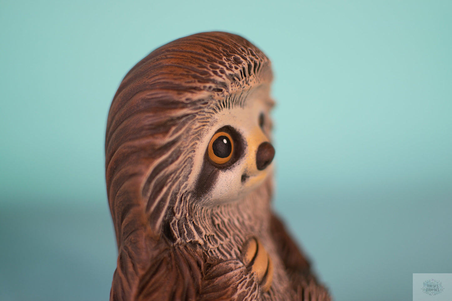 Small Garden Sloth | Ceramic Garden Statue | Sloth Yard Art | Boho Sloth Decor