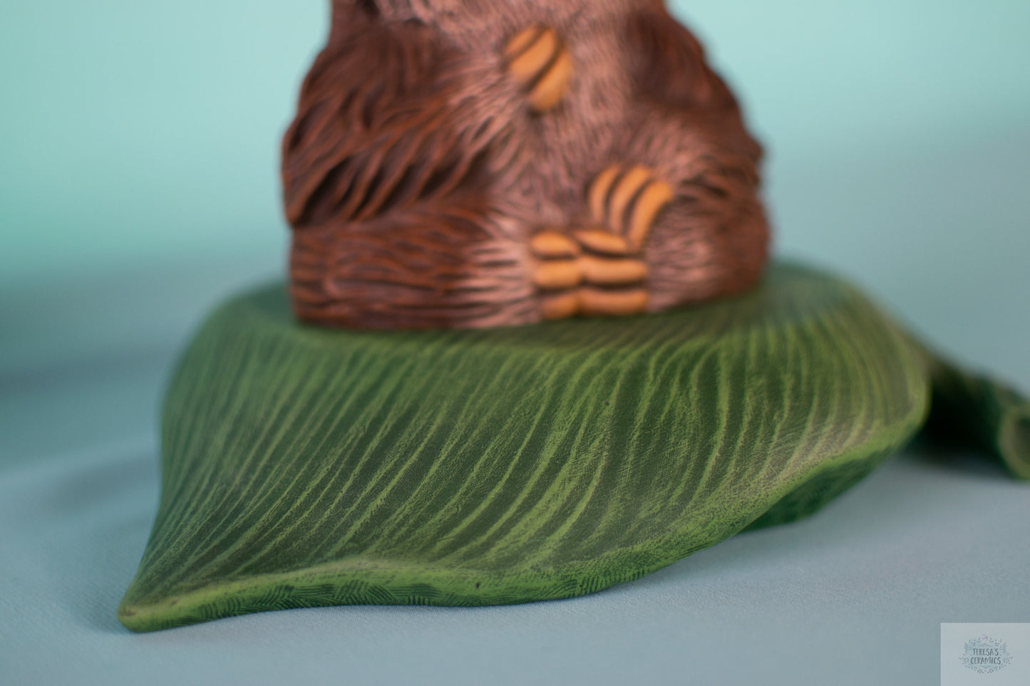 RESERVED For ban1792 - Small Garden Sloth | Ceramic Garden Statue | Sloth Yard Art | Boho Sloth Decor