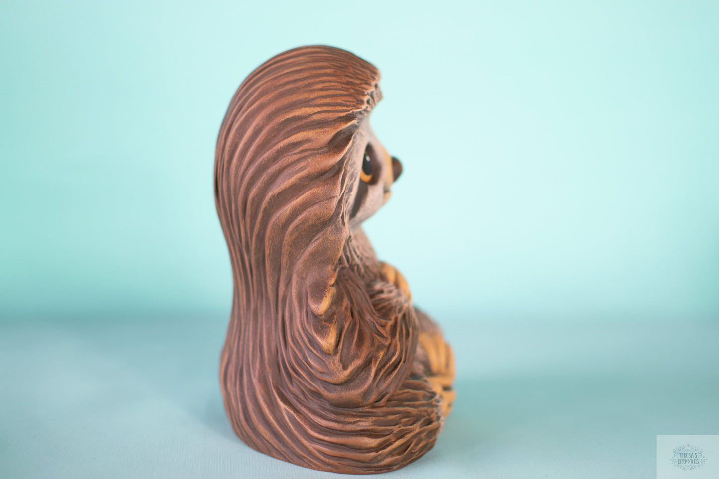 Medium Sized Sloth | Ceramic Garden Sloth | Sloth Yard Decor | Sloth Garden Statue