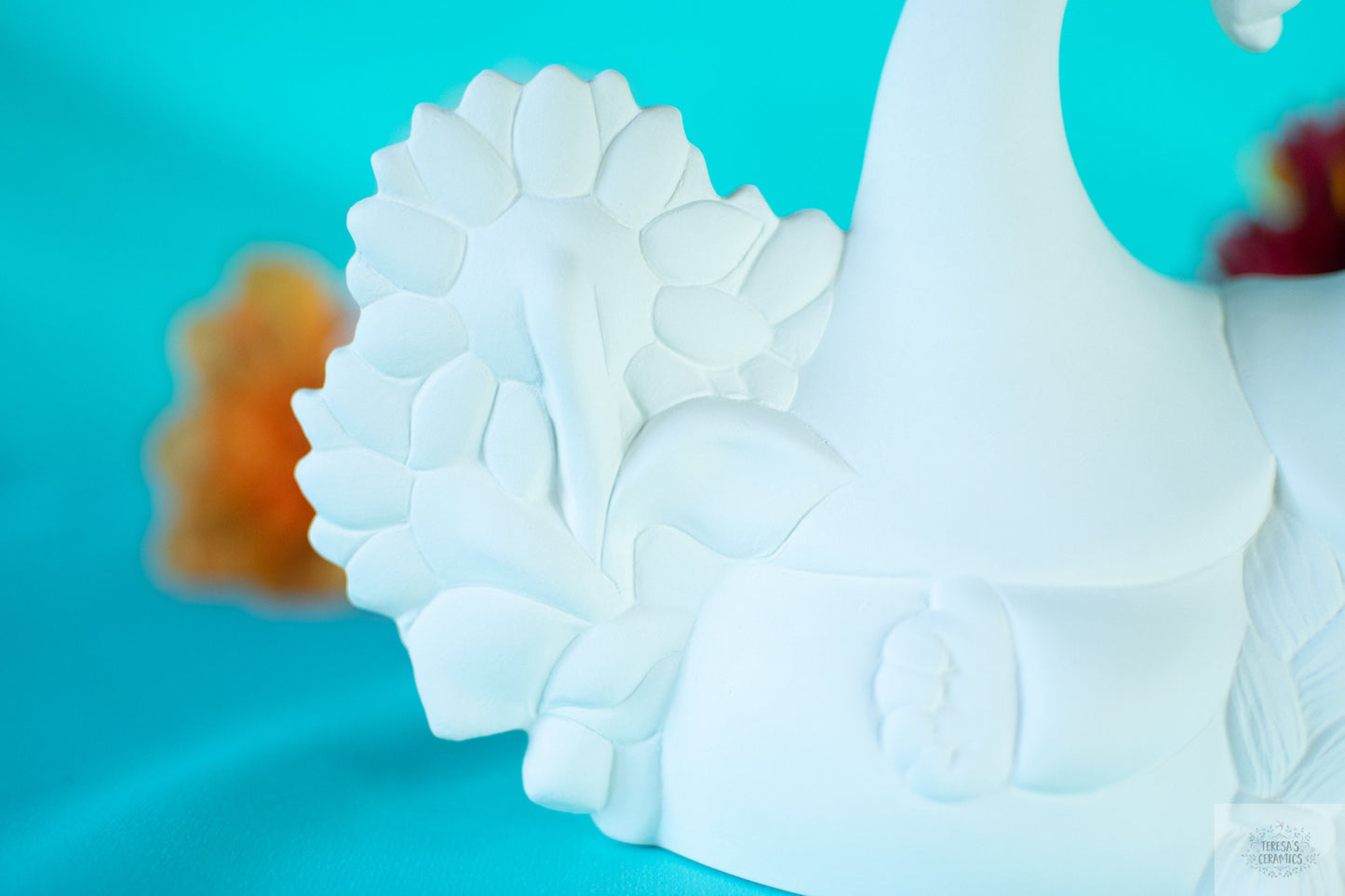 Sunflower Gnome Couple Bisque Ceramics: DIY Paint Party Project for Fall Centerpiece Decor