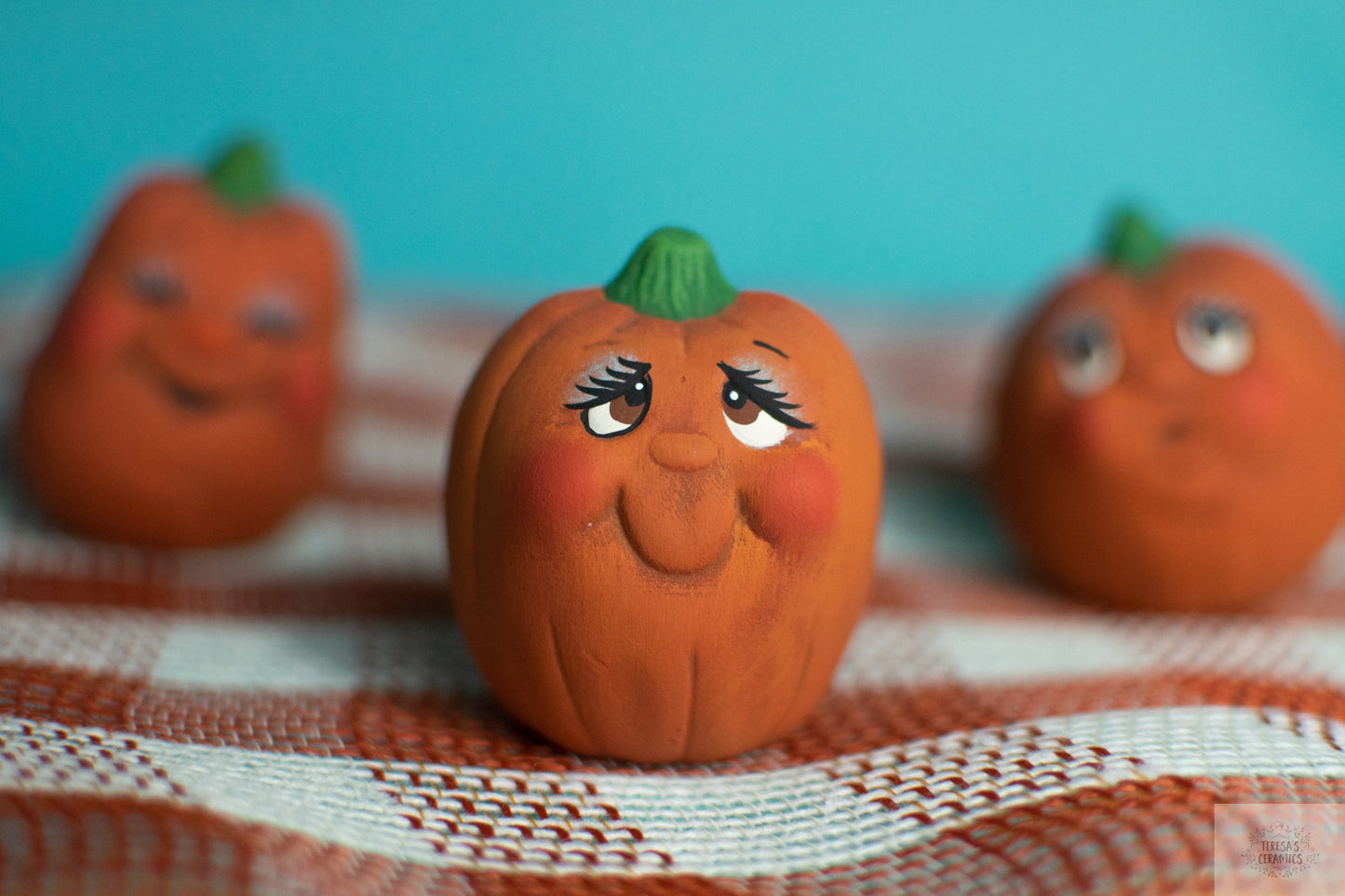 Charming Pumpkin Trio Set: Autumn Decor, Fall Harvest Centerpiece, Thanksgiving Table Ornaments
