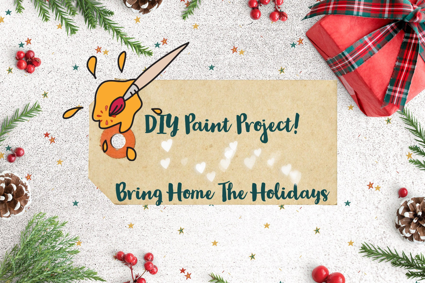 DIY Gnome Ornament | Ready To Paint | Handmade Christmas Ornament - Teresa's Ceramics