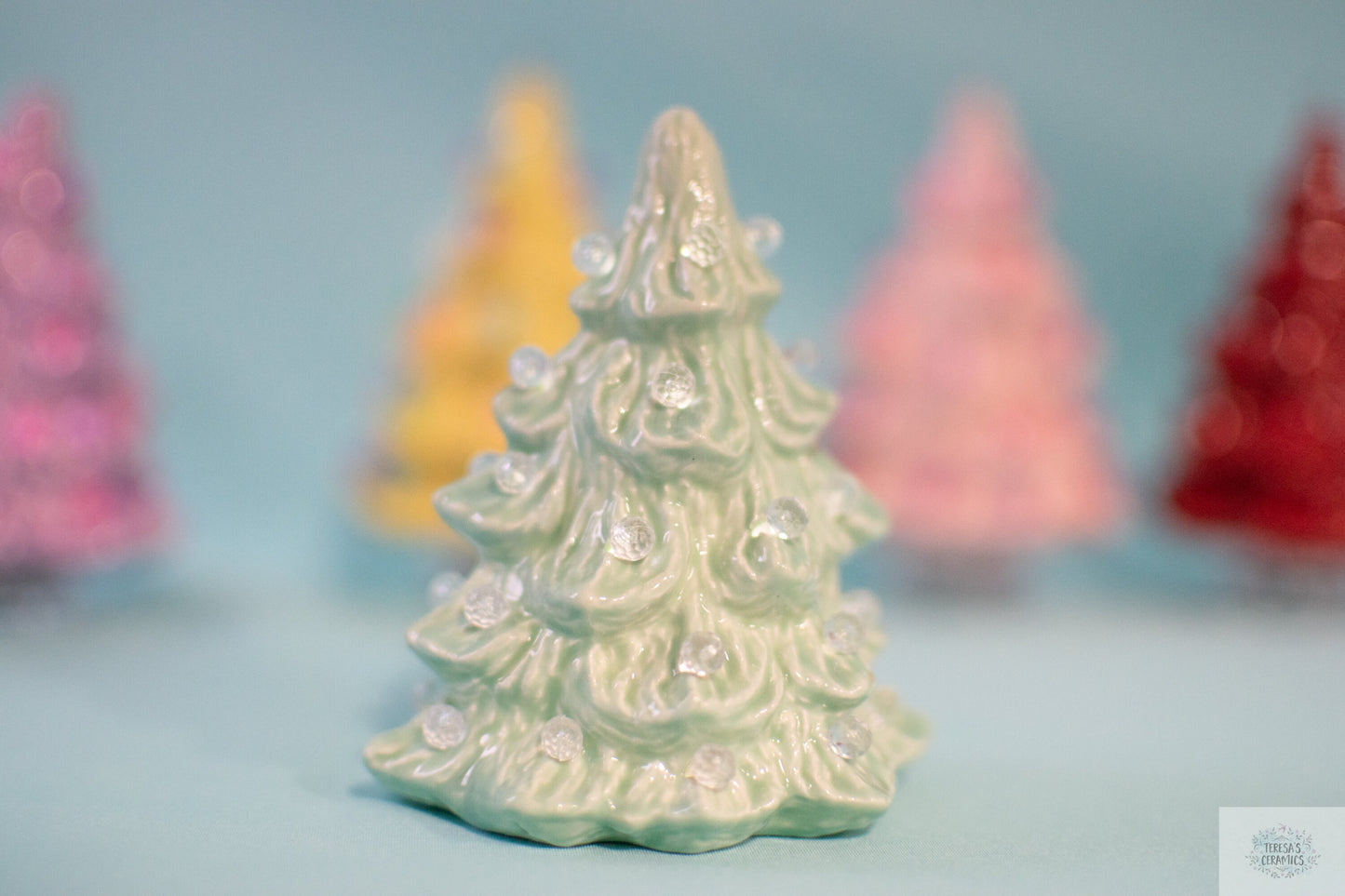 Miniature Easter Tree | Ceramic Christmas Tree | Easter Center Piece