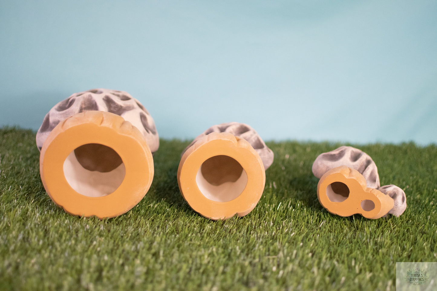 Morel Mushroom | Mushroom Decor | Ceramics Mushrooms | Mushroom Yard Art | Decorative Mushrooms | Fairy Garden Mushrooms | Garden Decor