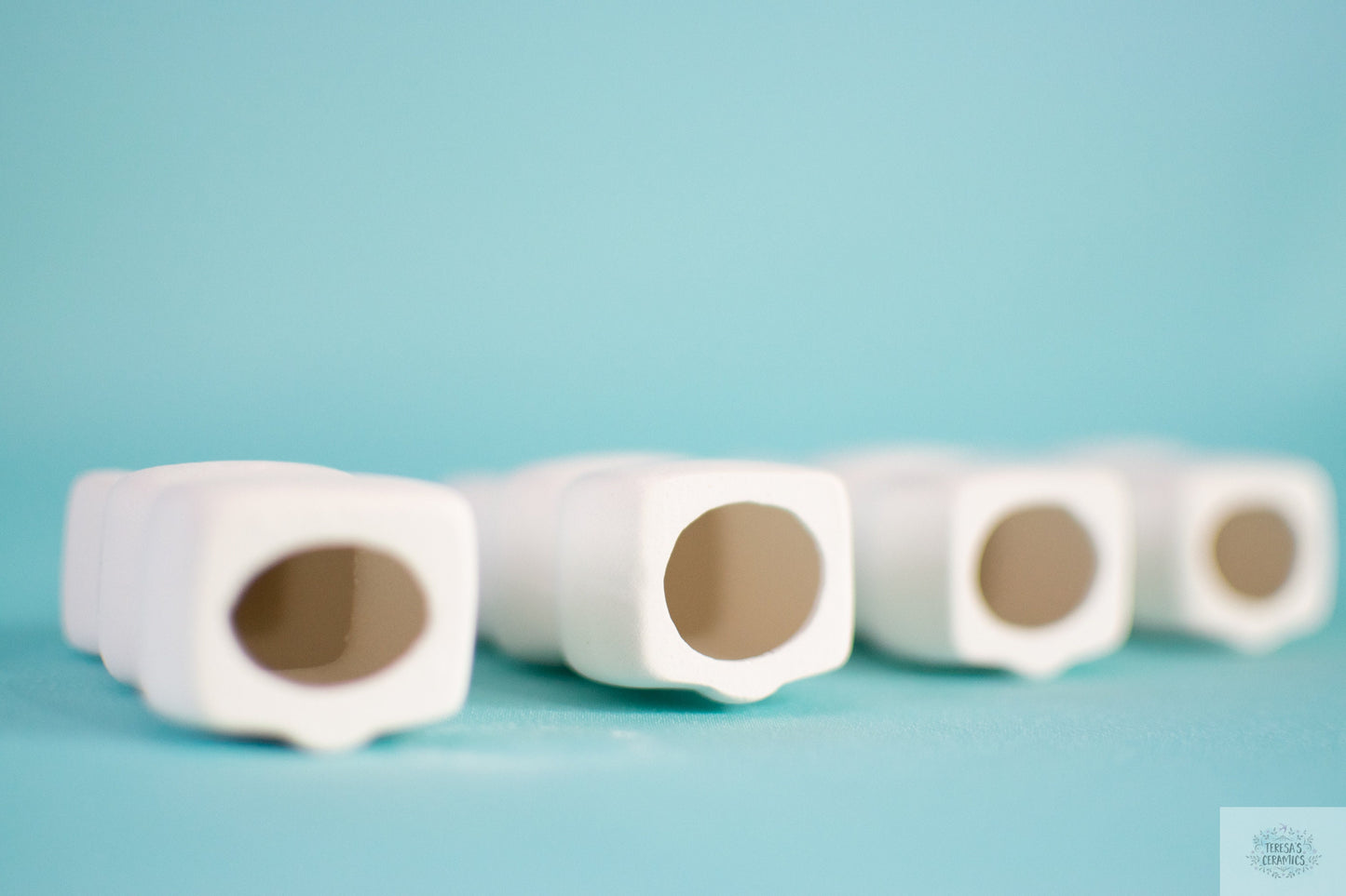 DIY Easter Peeps Ceramic Painting Set: Unpainted Bisque Bunnies for Craft Projects & Holiday Decor