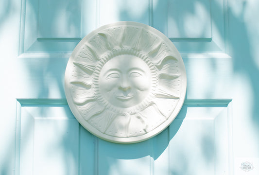 Boho Sun Hanger | Ready To Paint | DIY Ceramics | Door Hanger Plaque - Teresa's Ceramics