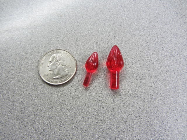 Medium Twist Lights for Ceramic Christmas Trees - 25 Replacement Bulbs for Holiday Decorations