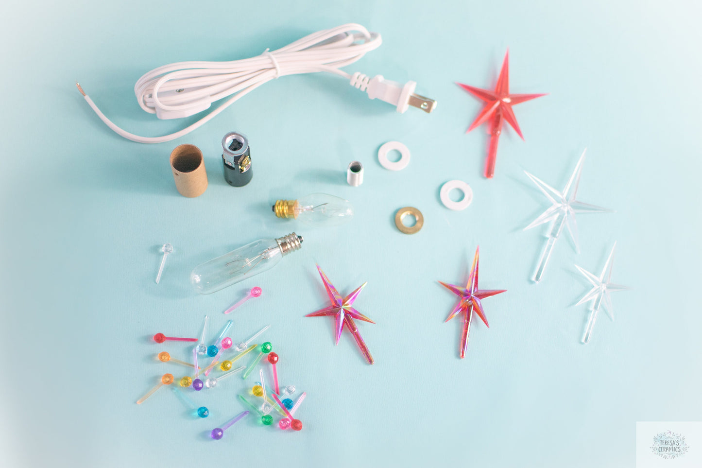 DIY Painting Kit: 5 Slim Bisque Christmas Trees - Unpainted Ceramic Xmas Decor Craft Project