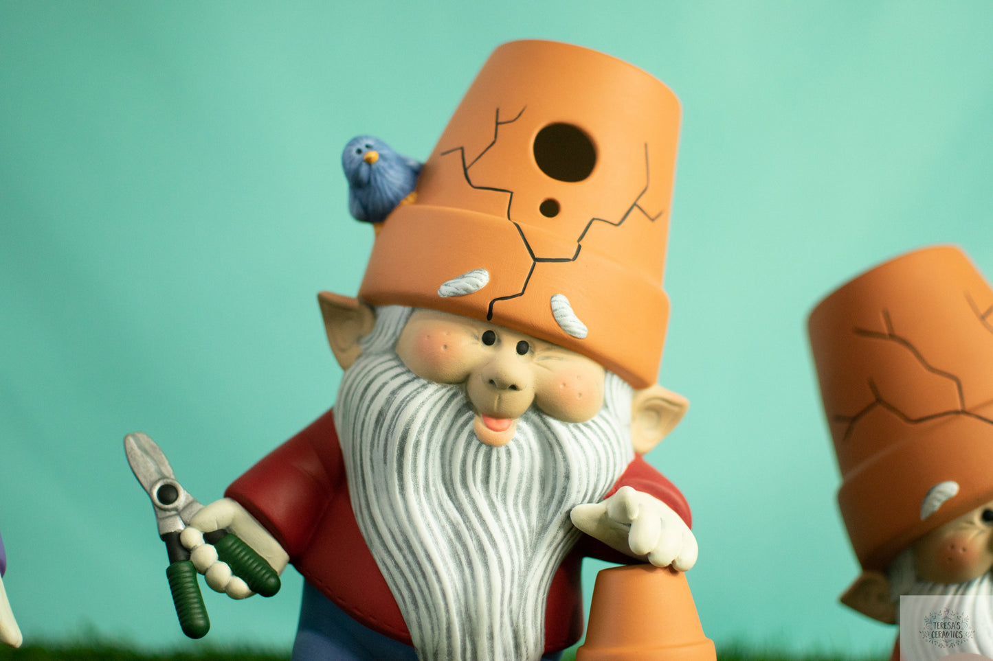 Large Crockpot Gnomes | Set of Three | Garden Gnome Brothers