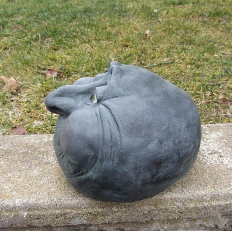 Large Garden Rock - Cute Rock Art - Outdoor Decor - Country Wedding - Garden Boulder - Housewarming gift - Shabby Chic