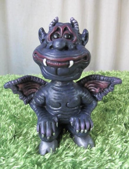 Gargoyle Bobble Head - Ceramic bisque - DIY Ceramic Project - Kids Projects - Ready to Paint Ceramics - Valentines Gift - Paint it yourself - Teresa's Ceramics
