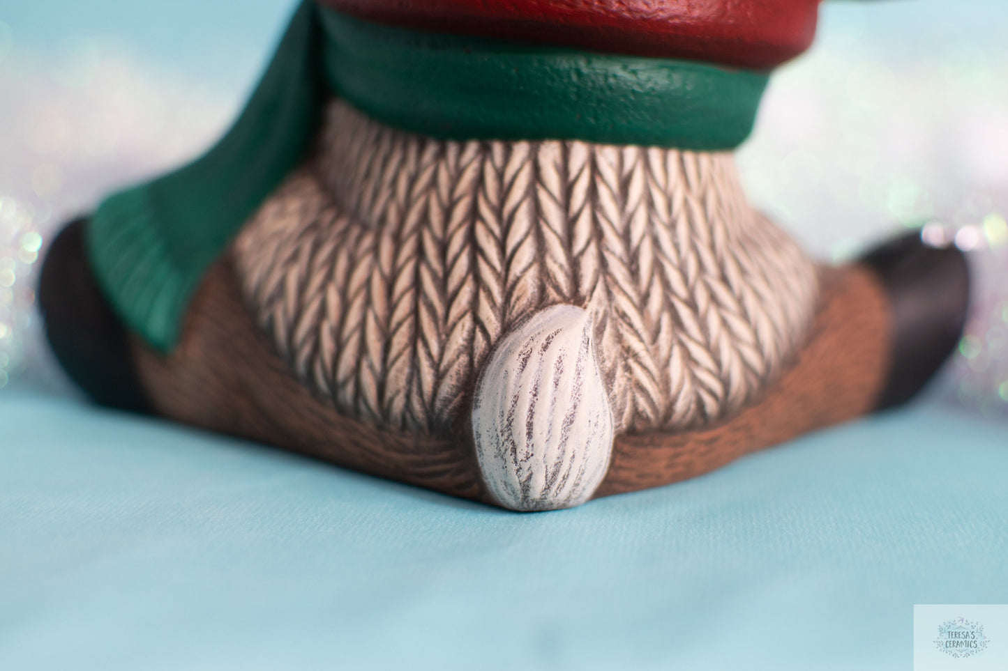 Reggie The Rustic Reindeer | Woodland Christmas Deer | Holiday Reindeer Gnome - Teresa's Ceramics