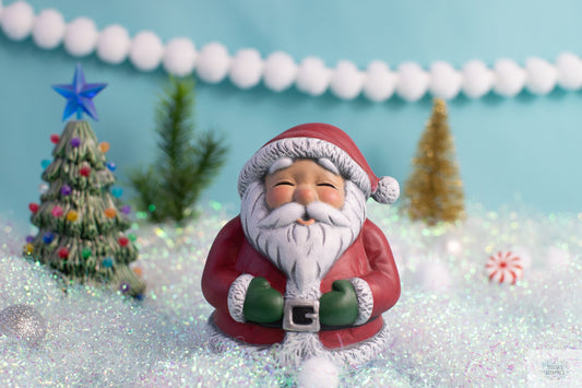 Santa Claus Bobblehead | Christmas Holiday Nodder - Teresa's Ceramics