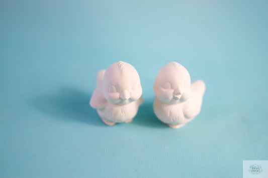 DIY Ceramic Birds- Paint it yourself - Bisque Blue Bird Couple - Teresa's Ceramics
