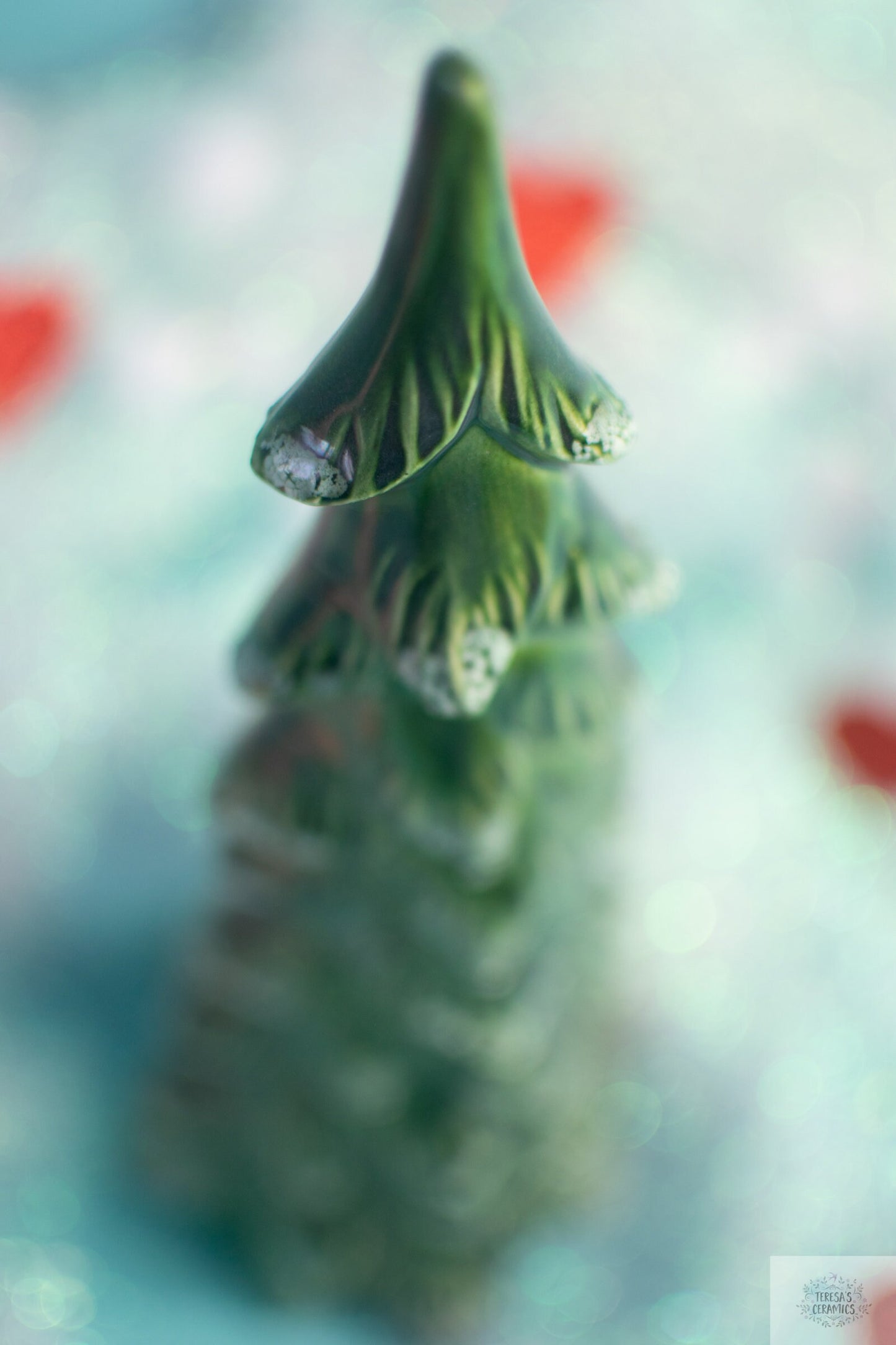Valentine Winter Tree | Snowy Wispy Pine | Pretty Pink Pine