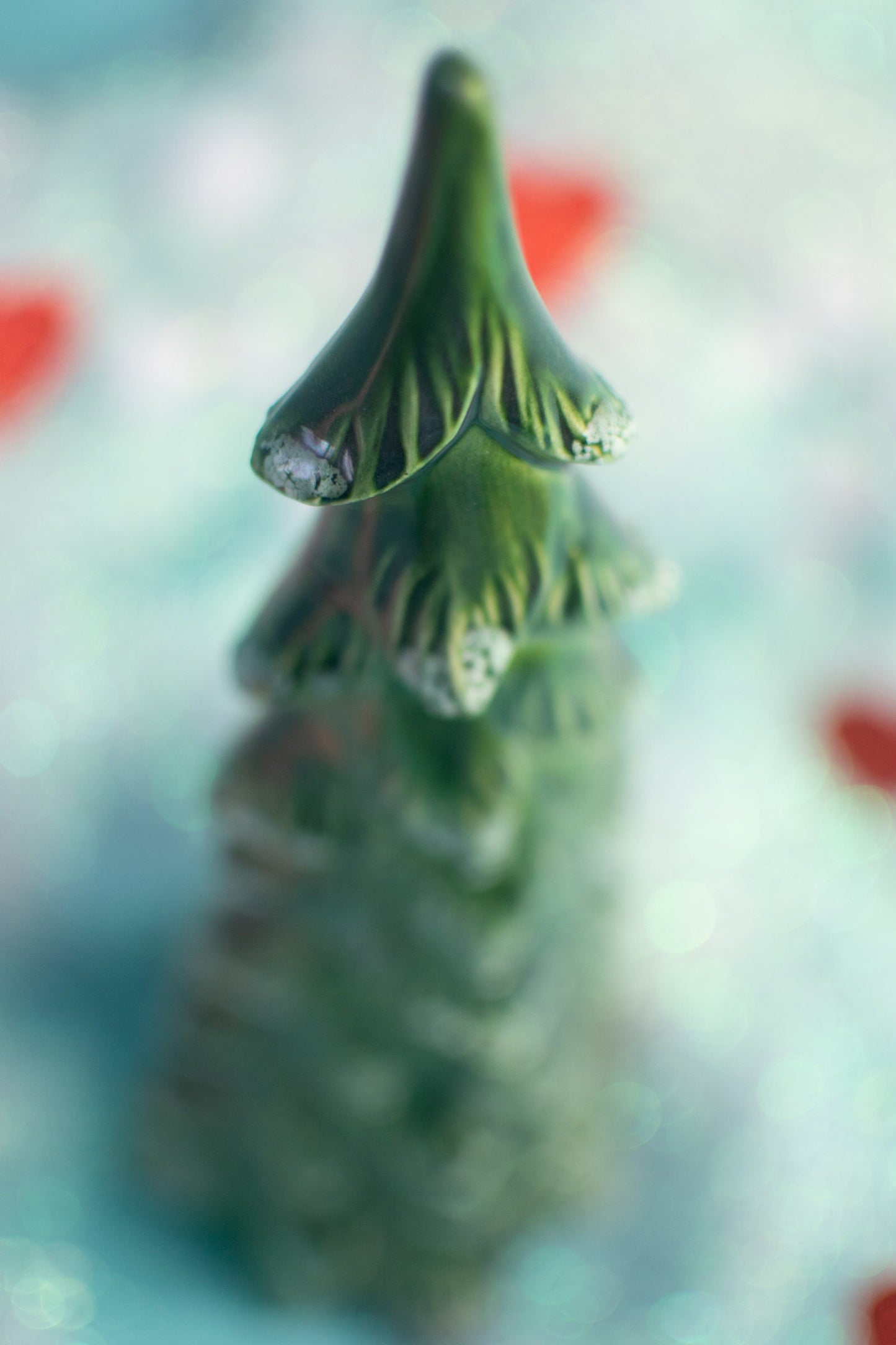 Valentine Winter Tree | Snowy Wispy Pine | Pretty Pink Pine