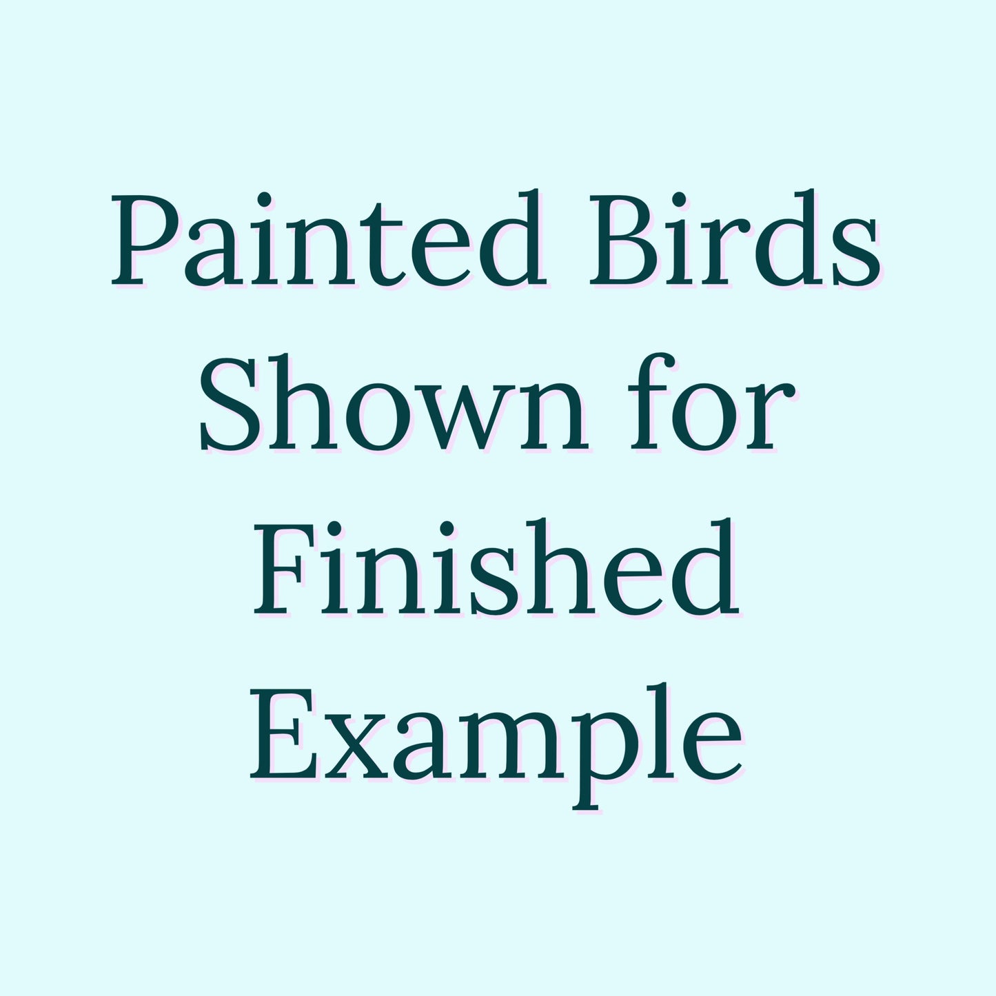 DIY Ceramic Birds- Paint it yourself - Bisque Blue Bird Couple - Teresa's Ceramics
