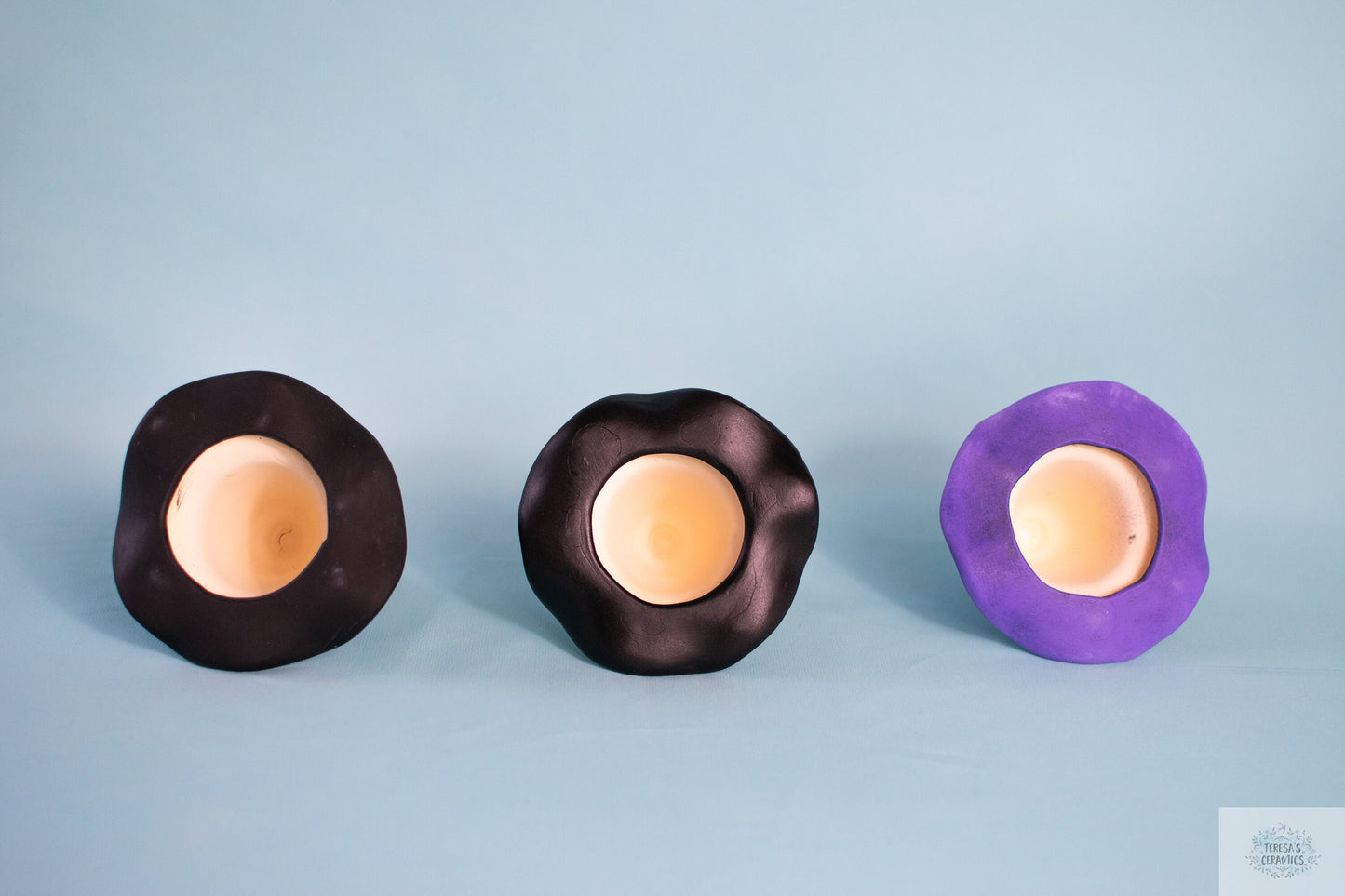 Mini Witches Hats | Halloween Witches Hats | Ceramic Witches Hats | Set of Three