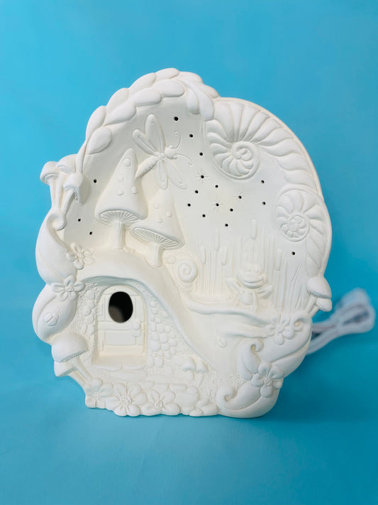 Fairy Night Light | Fairyland Landscape Light | Whimsical Bedroom Light | Peaceful Mood Lighting - Teresa's Ceramics