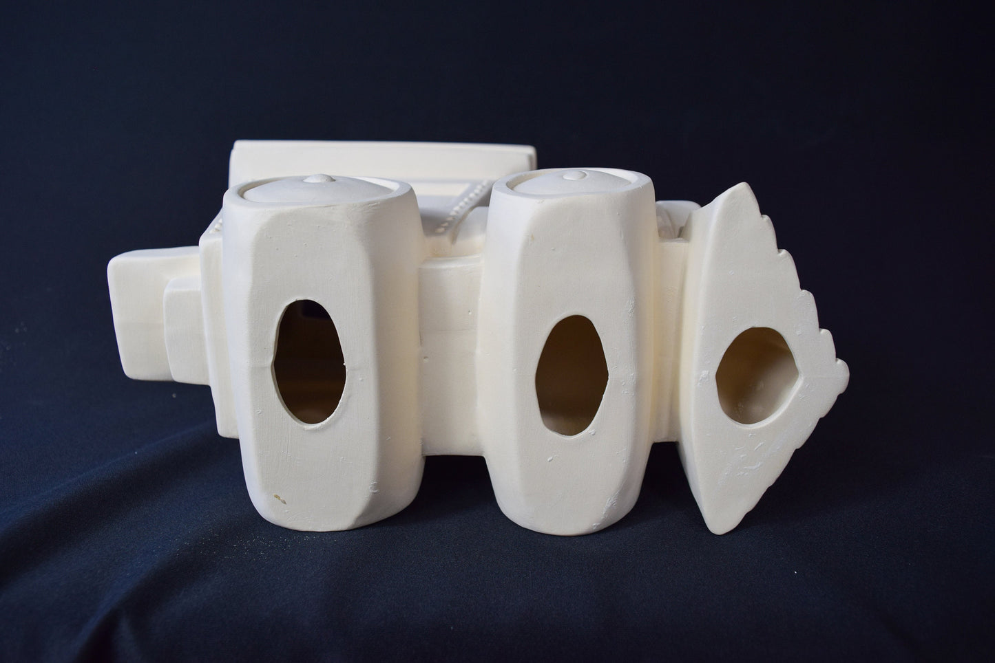 Bisque Train Set | Paint Your Own | Paint Party | Do It Yourself | Vintage Toy Train Ceramic Set | Unpainted Ceramics - Teresa's Ceramics