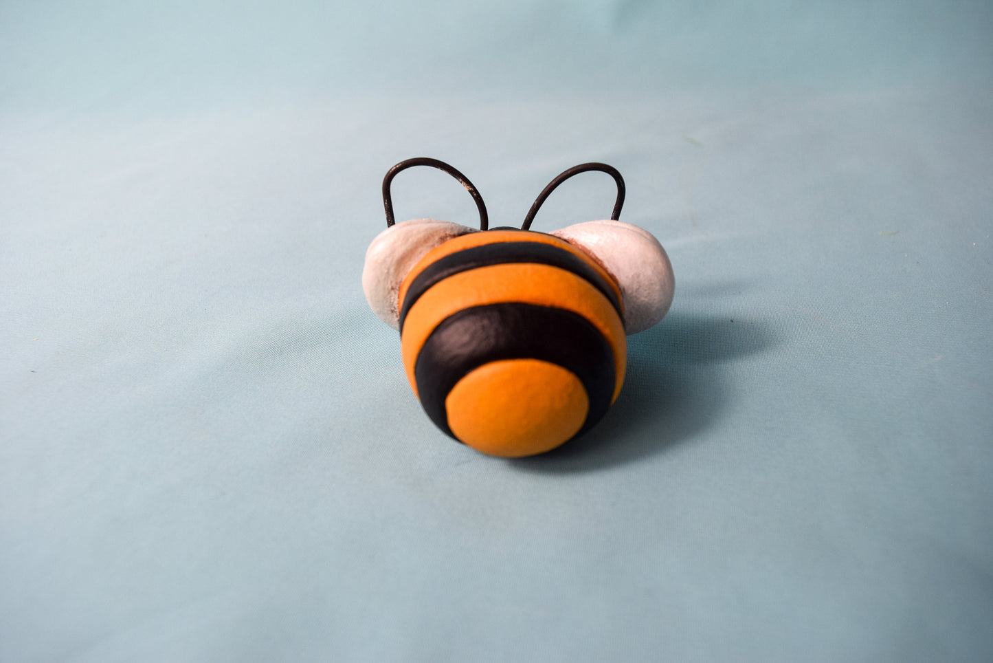 Set of 3 Small Bee Charms for Garden Decor, Yard Art & Father's Day Gift - Bumblebee Ornaments