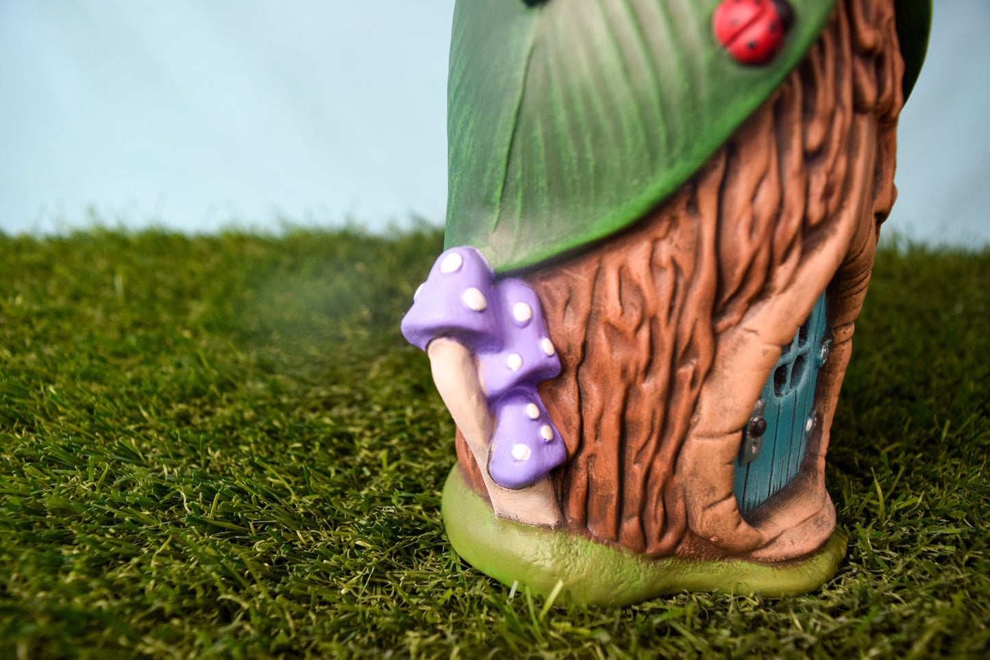 Handmade Ceramic Fairy House | Dragonfly Chalet | Faerie home | Fairy Garden | Tea Light Holder | Handmade Miniature Fairy Home