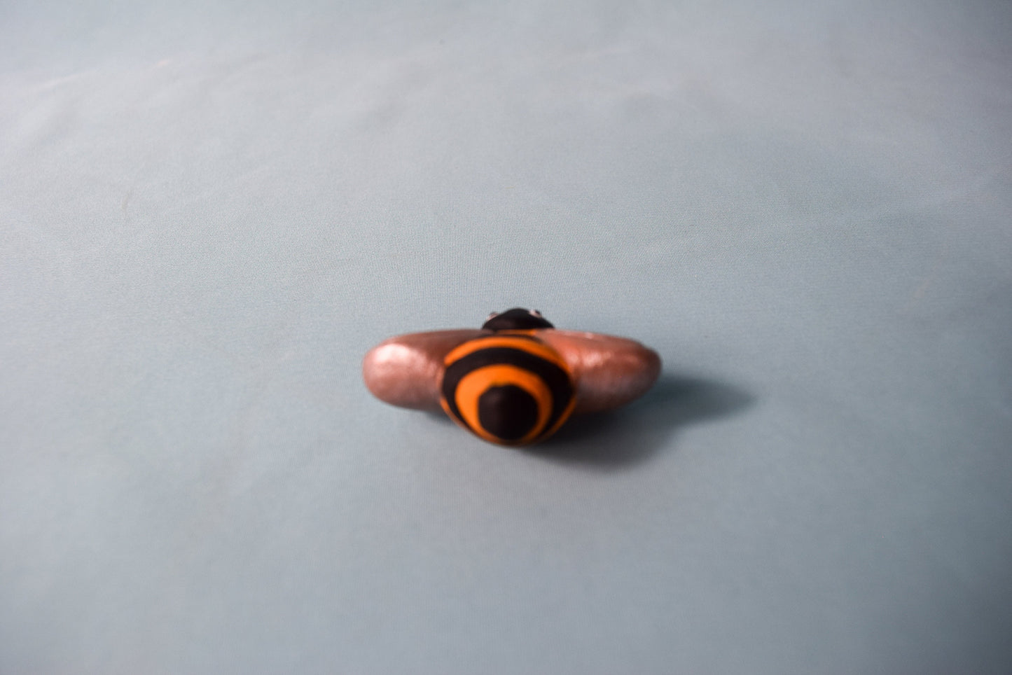 Miniature Ceramic Honey Bee Trio: Garden Art, Nursery Decor, Baby Shower Gift, Yard Ornaments