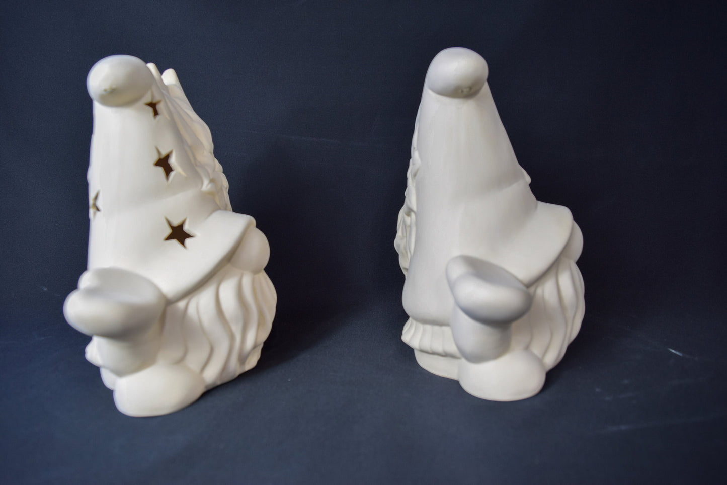 DIY Poinsettia Gnome Tea Light Holder - Paint Your Own Bisque Ceramic Christmas Decoration Kit
