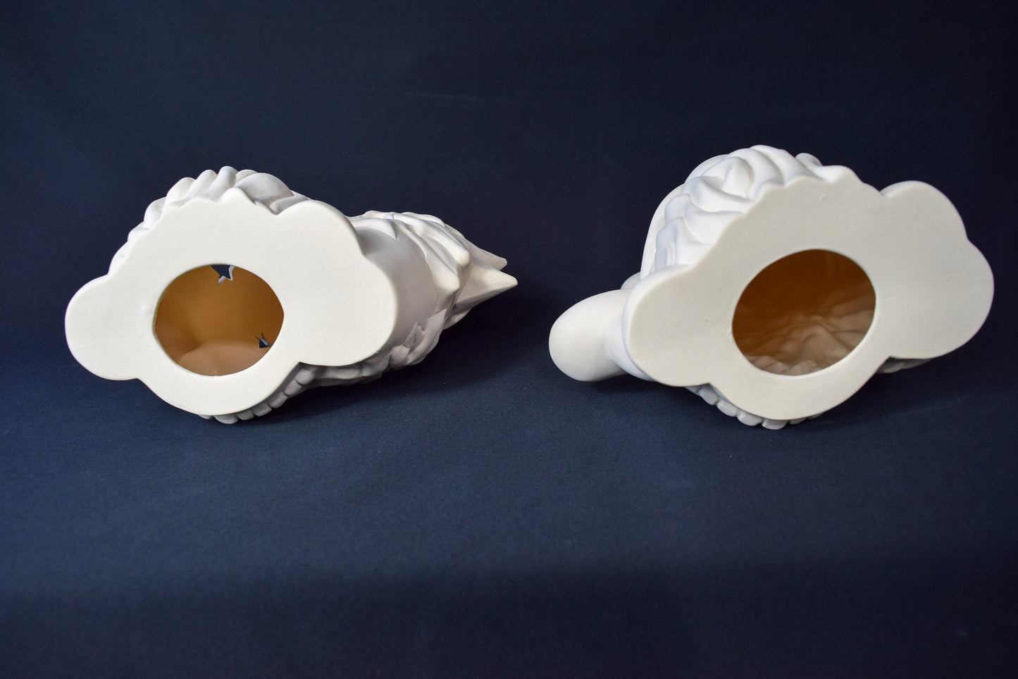 DIY Poinsettia Gnome Tea Light Holder - Paint Your Own Bisque Ceramic Christmas Decoration Kit