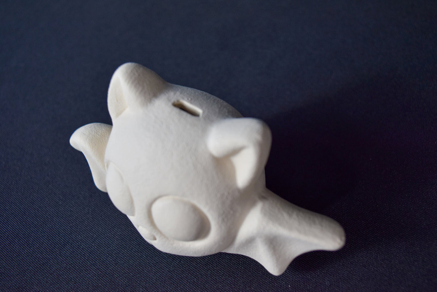 Set Of 3 Cute Little Unpainted Halloween Bat | Clay Magic | Darling Ceramic Bat | Paint Party | DIY Ceramics | Halloween Town Decor | Bisque