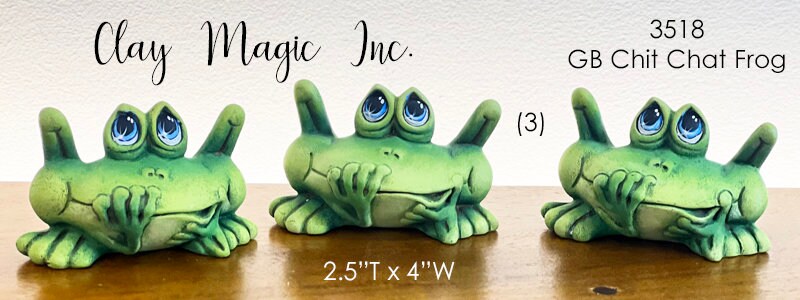 DIY Unpainted Ceramic Frog Figurine - Paint Party Kit for Kids, Garden Decor, Yard Art Sculpture