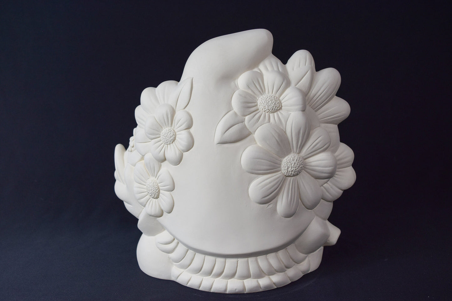 DIY Ceramic Frog Gnome with Flower | Unpainted Spring Summer Gonk Figurine | Paint Party Craft Project