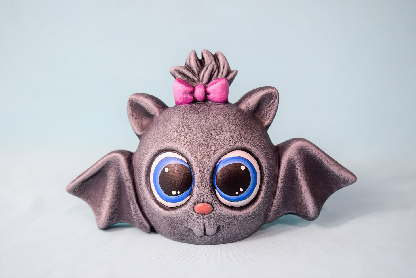 Cute Spunky Bow Bat | Clay Magic | Halloween Decorations | Fall and Autumn Decor | Cutest Little Bat You Ever Did See | Gift For Her